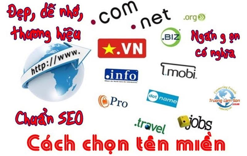 Bí quyết chọn tên miền đẹp phù hợp với ngành nghề kinh doanh.