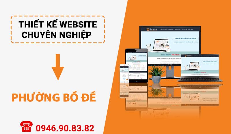 Thiết kế website chuyên nghiệp tại Phường Bồ Đề - Long Biên