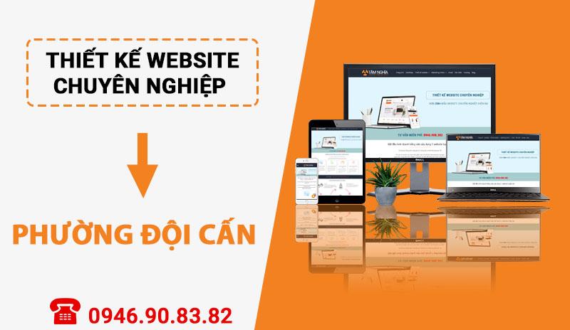 Thiết kế website chuyên nghiệp tại Phường Đội Cấn - Ba Đình
